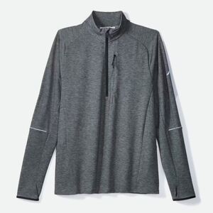 Hill City Train Performance Pullover 1/2 Zip Size XXL in Gray from Huckberry
